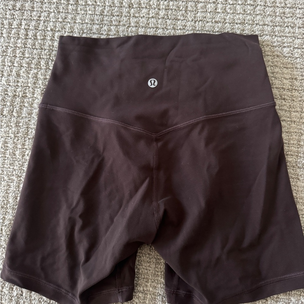 lululemon athletica Dark Brown Bike Shorts
